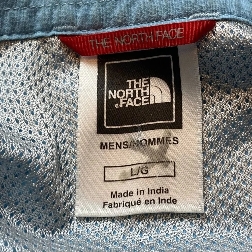 The North Face Light Blue Horizon Cypress Woven Shirt Size Large